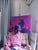 Textile Sanctuary Iv, Oil on Canvas, Unique Contemporary Painting, Franklin Ifeanyi Igwenagu (2025) For Sale - Image 7 of 7