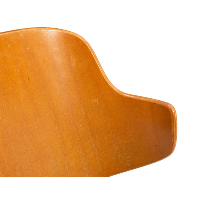Ib Kofod-Larsen Selig Penguin Chair Iron Frame Green Leather 1950s For Sale - Image 9 of 12