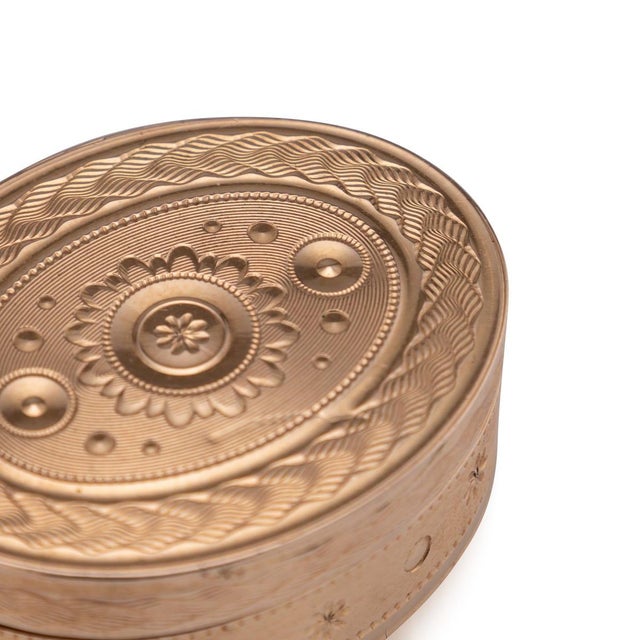 Antique 19th Century Georgian 18k Gold Oval Vinaigrette, 1800s For Sale - Image 9 of 12