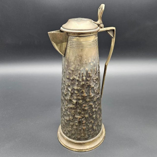 Art Nouveau Copper Jug ​​from Carl Deffner, 1890s For Sale - Image 4 of 6