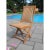 Niagara Teak Crown Folding Side Chair For Sale - Image 4 of 8