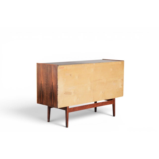 1960s Danish Rosewood Sideboard With Sliding Doors For Sale - Image 4 of 4