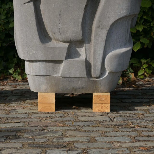 2000 - 2009 Jan Keustermans, Abstract Sculpture, Belgian Blue Stone For Sale - Image 5 of 14