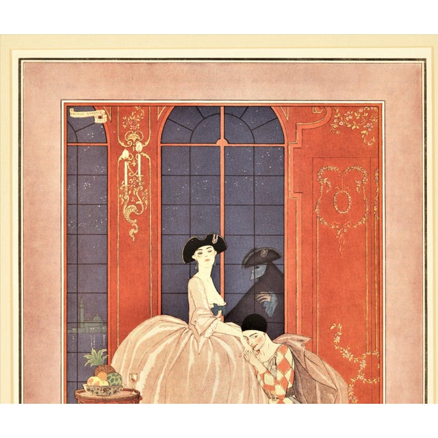 1921 French Art Deco Theater and Costume Design Lithograph