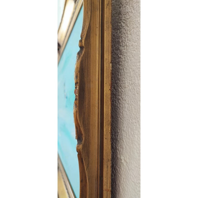 Axel Dubreille, Bleu de Loire, 1987, Oil on Canvas, Framed For Sale - Image 8 of 12