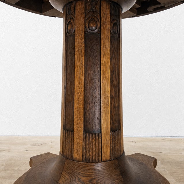 1920s Vintage Dutch Art Deco Poker Table, 1920s For Sale - Image 5 of 18