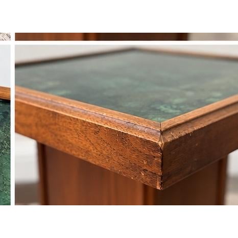 Brown Saltman Vintage Brown-Saltman Mid-Century Modern “324 Jade” Side Table For Sale - Image 4 of 9