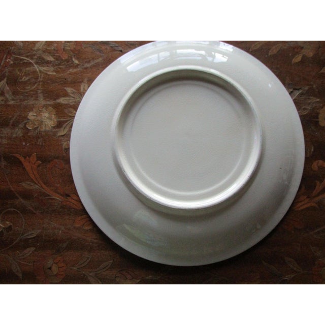 Early 20th Century Blue and White Porcelain Chinese Export Charger with Mountains, Pagoda For Sale - Image 4 of 7