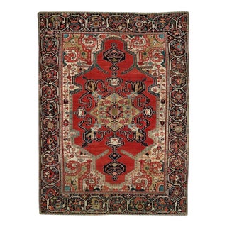 Antique Persian Serapi Rug For Sale