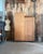 With its asymmetrical design typical of the art deco period, this antique oak wardrobe immediately catches the eye. Both...