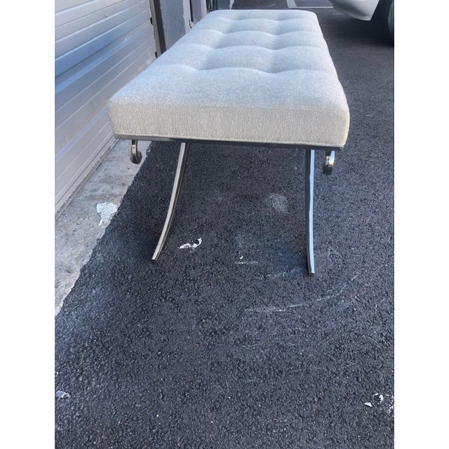 Vintage Hollywood Regency Bench For Sale In Miami - Image 6 of 8