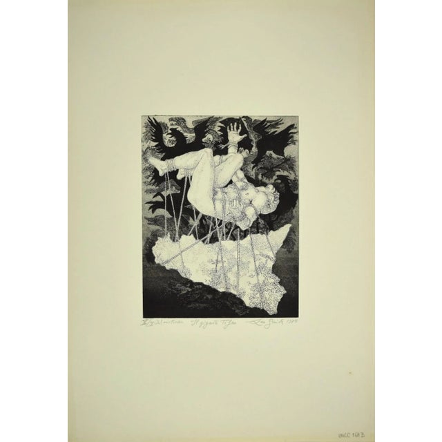 The Giant Tifeo is an original Contemporary artwork realized in 1975 by the italian artist Leo Guida. Original Etching on...