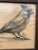 Vintage Graphite on Paper Sketch of a Cardinal For Sale - Image 4 of 7
