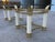 Mid-Century Modern Porcelain & Brass Faux Tusk End Tables by Tommaso Barbi Italy - a Pair For Sale - Image 13 of 13