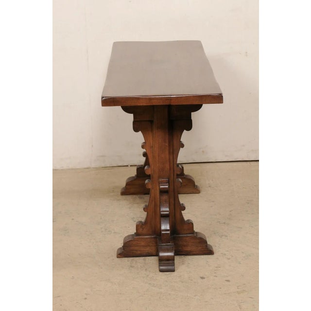 French Wood Console Table For Sale - Image 9 of 12