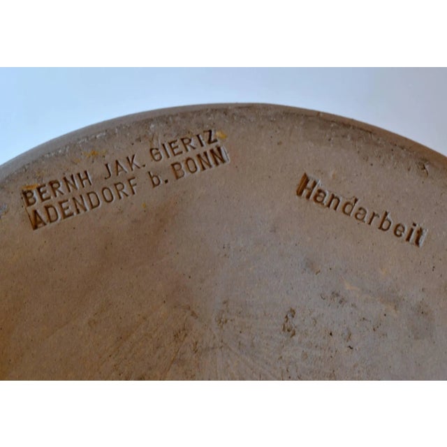 Ceramic Mid-Century German Sea Blue Sculptural Ceramic Vase, 1960s For Sale - Image 7 of 8