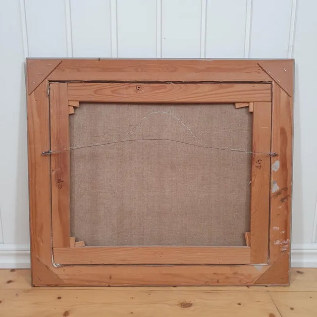 1950s Mid Century Swedish Modernist Landscape by Ivar Hjertqvist For Sale - Image 16 of 18