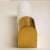 Opaque Glass and Brass Wall Light by Limburg, Germany, 1970s For Sale - Image 11 of 13