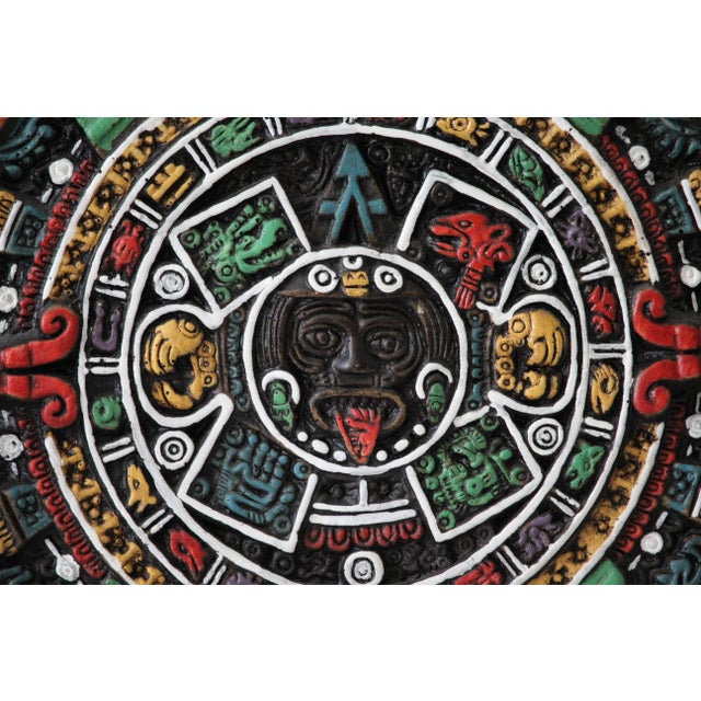 Vintage Aztec Wall Calendar, 1950s For Sale - Image 12 of 17
