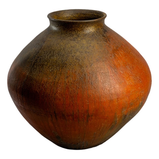 Large Ceramic Jar by Marcello Fantoni, Florence, Italy, 1950s For Sale