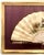 Antique Belle Époque Painted Silk and Mother-of-Pearl Framed Fan For Sale - Image 4 of 6