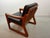 Mid-Century Modern Mid-Century Teak Lounge Chairs with Black Leather Cushions attributed to Sven Ellekaer for Komfort, Denmark, 1970s, Set of 2 For Sale - Image 3 of 18
