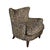 Contemporary Leopard Print Upholstered Accent Chair by Burton James, Made in California For Sale - Image 3 of 9