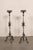 French Mid 20th Century French Forged Iron Floor Candlesticks, 5 Ft Tall For Sale - Image 3 of 13