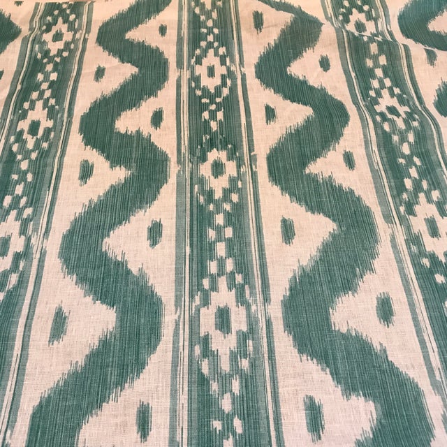 Quadrille “Bali Hai” Linen Blend Fabric Chairish