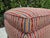 Late 20th Century Vintage English Style Upholstered Ottomans With Spiral Turned Legs by O. Henry House, a Pair For Sale - Image 5 of 12