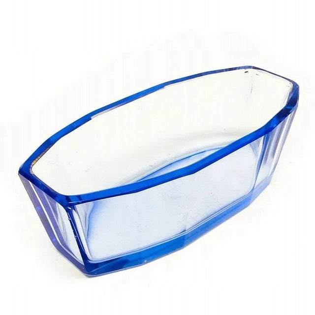 Blue Art Deco Toothpick Case from Moser, 1930s For Sale - Image 8 of 10
