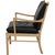 Colonial Chair in Oak and Black Leather by Ole Wanscher For Sale - Image 4 of 11