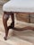 Fine Louis XIV-XV Stool, France, C. 1730. Walnut, recently upholstered in Belgian linen. 17½ h × 24 w × 19 d in (44 × 61 ×...