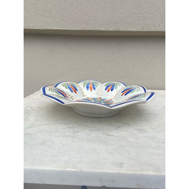 French Country French Faience Platter Henriot Quimper Circa 1900 For Sale - Image 3 of 4