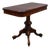 Victorian Mahogany Games Table Fold-Over Card 1860 For Sale