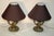 Gold Art Deco Table Lamps, 1930s, Set of 2 For Sale - Image 8 of 9