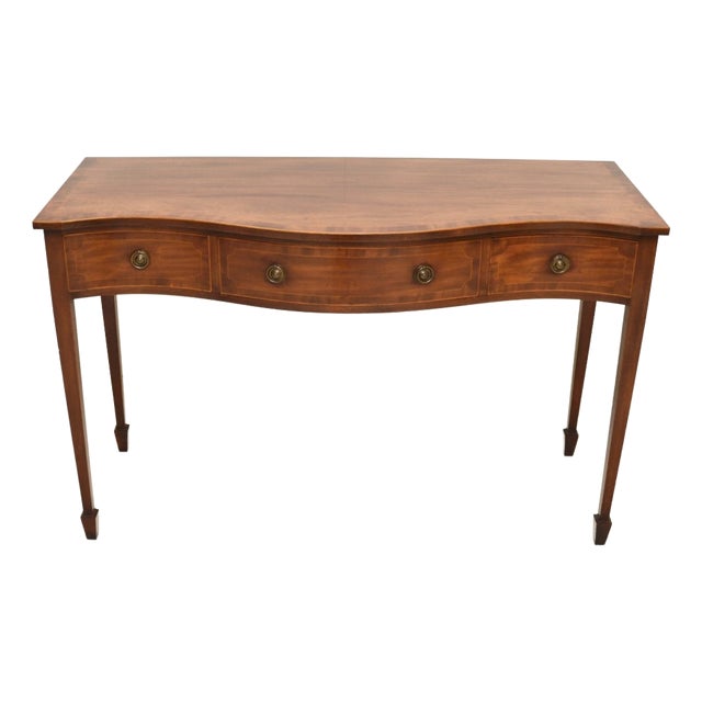 Sheraton Style Console Table, 1920s For Sale