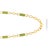 Contemporary Versatile Glow Green Cat Eye Gold Long Necklace For Sale - Image 3 of 9