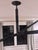 Apparatus Apparatus Studio Large Arrow Fixture in Blackened Brass With Black Leather For Sale - Image 4 of 5