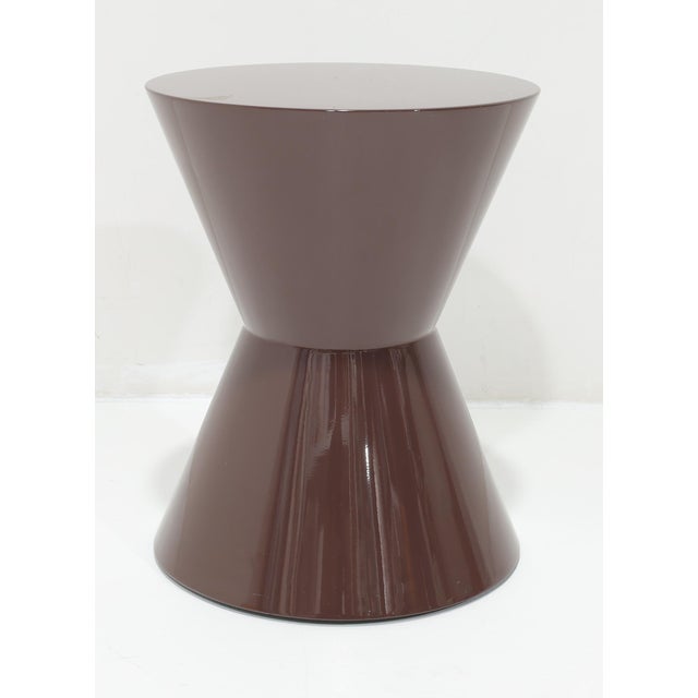 Minotti Minotti Cesar Table in Plum Shiny Lacquer For Sale - Image 4 of 6