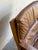 Animal Skin In Style of Åke Fribytter Brown Leather Lounge Chair Swedish Mid-Century Modern 1970s For Sale - Image 7 of 12