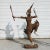 Thai Wood Dancer Statue For Sale - Image 4 of 11