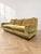 Vintage Green Velvet and Wood Sofa, 1950s For Sale - Image 4 of 9