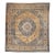 Antique Persian Tabriz Rug, Hand-Knotted Wool, Haji Jalili Style Floral Pattern, Coral & Brown, 11x14 For Sale
