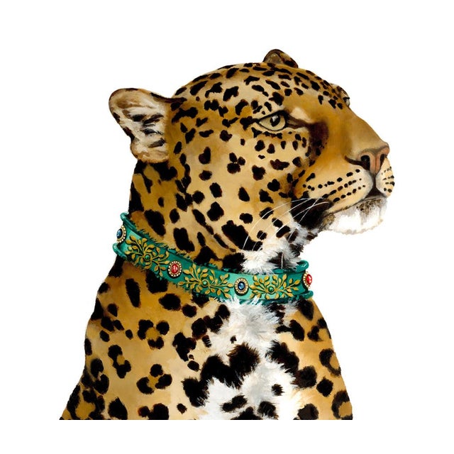 English Trompe L’oeil Leopard Umbrella Stand For Sale - Image 3 of 5