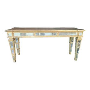 1920s Large Italian Mirrored Console