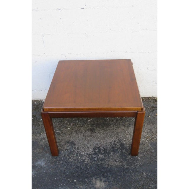 Brown Mid Century Modern Pair of Large Side End Tables by Lane For Sale - Image 8 of 11