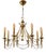Regency Candle Chandelier from Sciolari, 1960s For Sale