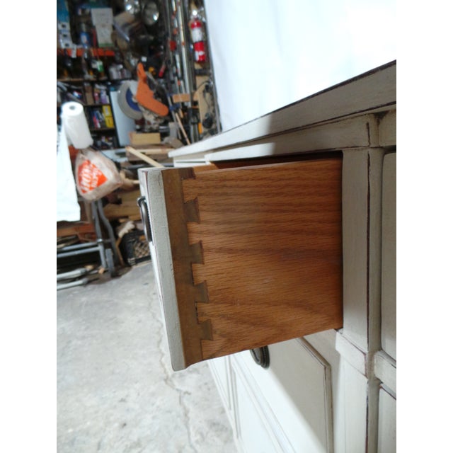 Gustavian Style Unique 9 Drawer Dresser For Sale In Miami - Image 6 of 8