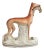 Large Antique Victorian Staffordshire Greyhound, 1880 For Sale